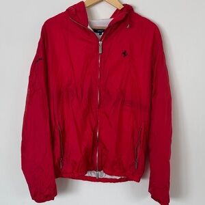 Ferrari Bold Red Windbreaker for Men’s XL